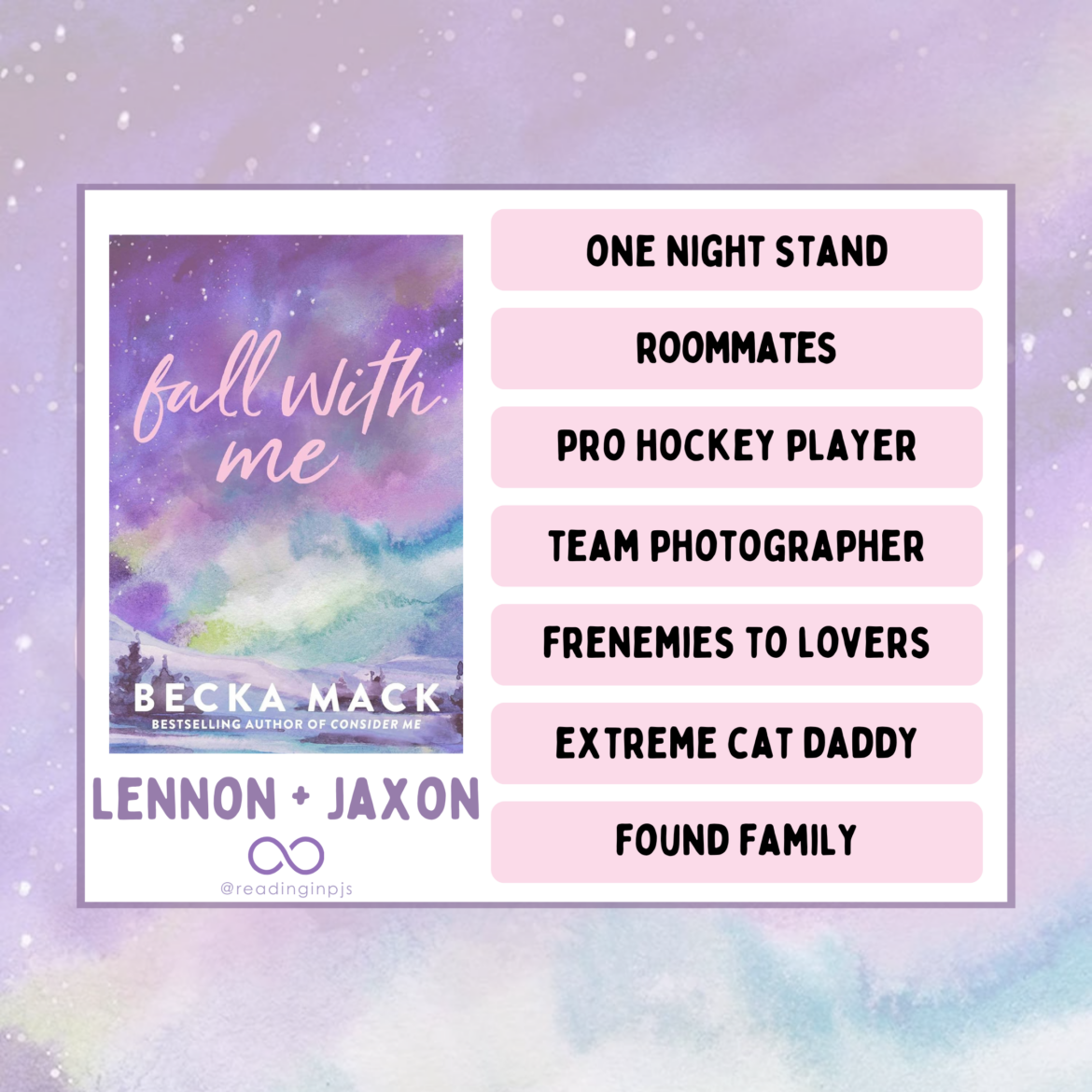 Fall with Me by Becka Mack_Romance Book Tropes by Reading in PJs Fall with Me by Becka Mack_Romance Book Tropes by Reading in PJs